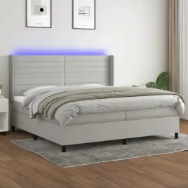 vidaxl-lozko-kontynentalne-z-materacem-jasnoszare-200x200cm-tkanina