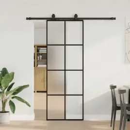 vidaxl-drzwi-przesuwne-z-zestawem-okuc-czarne-76x205-cm-esg-szklo