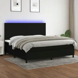 vidaxl-lozko-kontynentalne-z-materacem-czarne-200-x-200-cm-tkanina