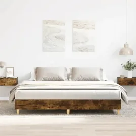 vidaxl-rama-lozka-bez-materaca-dab-wedzony-180x200cm-drewno-klejone