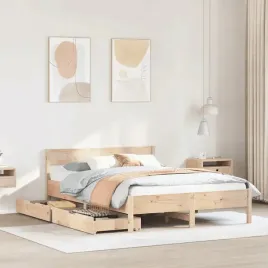 vidaxl-rama-lozka-bez-materaca-135x190-cm-lite-drewno-sosnowe