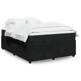 vidaxl-lozko-kontynentalne-z-materacem-czarne-160x200-cm-aksamit