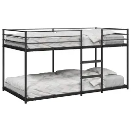 vidaxl-lozko-pietrowe-bez-materaca-czarne-107x203-cm-stal