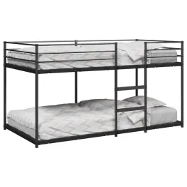 vidaxl-lozko-pietrowe-bez-materaca-czarne-90x200-cm-stal