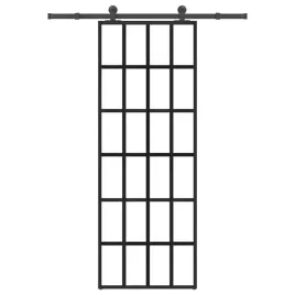 vidaxl-drzwi-przesuwne-z-osprzetem-szklo-esg-i-aluminium-76x205-cm