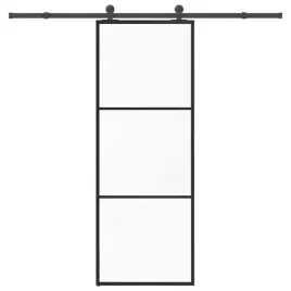 vidaxl-drzwi-przesuwne-z-osprzetem-szklo-esg-i-aluminium-76x205-cm