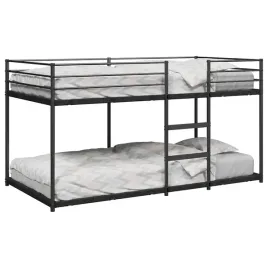 vidaxl-lozko-pietrowe-bez-materaca-czarne-90x190-cm-stal
