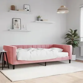 vidaxl-sofa-z-materacem-do-spania-rozowa-100x200-cm-aksamit