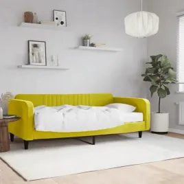 vidaxl-sofa-z-materacem-do-spania-zolta-100x200-cm-aksamit