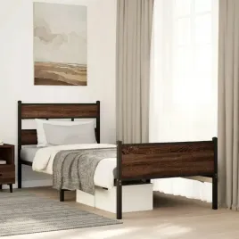 vidaxl-lozko-bez-materaca-brazowy-dab-90x200-cm