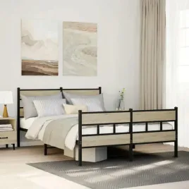 vidaxl-metalowa-rama-lozka-bez-materaca-dab-sonoma-140x200-cm