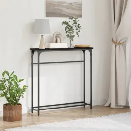 vidaxl-stolik-konsolowy-czarny-dab-75x195x75-cm-drewno-inzynieryjne