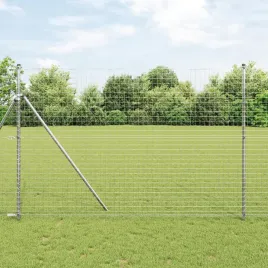 vidaxl-slupki-ogrodzeniowe-26-szt-o32-mm-210-cm-galwanizowana-stal