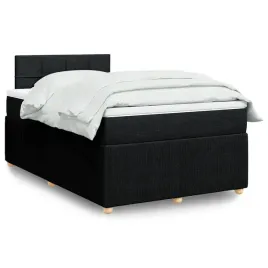 vidaxl-lozko-kontynentalne-z-materacem-czarne-120x190-cm-tkanina