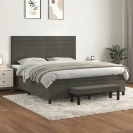 vidaxl-lozko-kontynentalne-z-materacem-ciemnoszare-180x200cm-aksamit