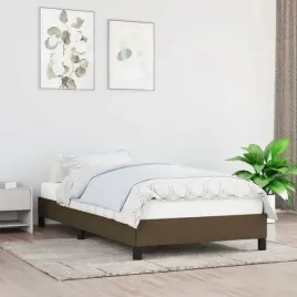 vidaxl-rama-lozka-bez-materaca-ciemnobrazowa-100x200-cm-tkanina