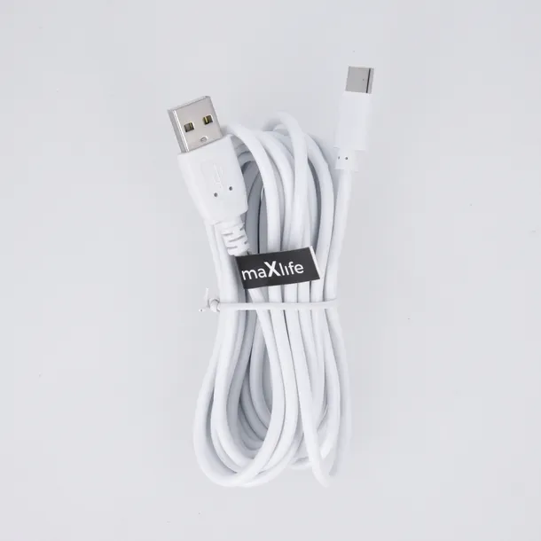 maxlife-kabel-usb-usb-c-30-m-2a-bialy-stan-nowy