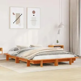vidaxl-rama-lozka-bez-materaca-woskowy-braz-120x200-cm-lita-sosna