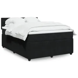 vidaxl-lozko-kontynentalne-z-materacem-czarne-160x200-cm-aksamit