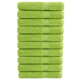 vidaxl-reczniki-premium-solund-10-szt-zielone-100x200-cm-600-g-cm