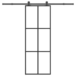 vidaxl-drzwi-przesuwne-z-osprzetem-szklo-esg-i-aluminium-76x205-cm