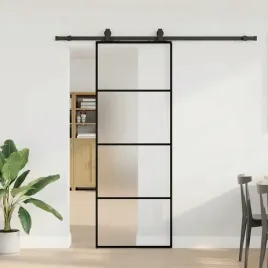 vidaxl-drzwi-przesuwne-z-zestawem-okuc-czarne-76x205-cm-esg-szklo