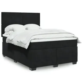 vidaxl-lozko-kontynentalne-z-materacem-czarne-160x200-cm-aksamit