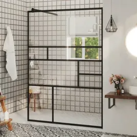vidaxl-scianka-prysznicowa-przezroczyste-szklo-esg-115x195cm-czarna
