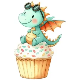 naprasowanka-aplikacja-termo-naklejka-na-odziez-babeczka-smok-dino-slodkie