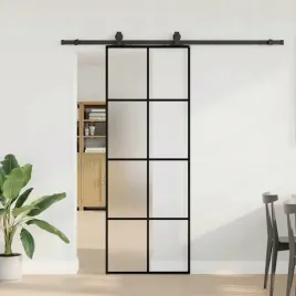 vidaxl-drzwi-przesuwne-z-zestawem-okuc-czarne-76x205-cm-esg-szklo