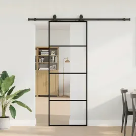 vidaxl-drzwi-przesuwne-z-zestawem-okuc-czarne-76x205-cm-esg-szklo