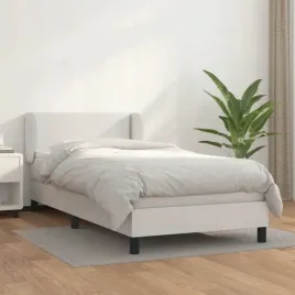 vidaxl-lozko-kontynentalne-z-materacem-biale-ekoskora-100x200-cm