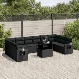 vidaxl-11-cz-zestaw-wypoczynkowy-do-ogrodu-poduszki-czarny-rattan-pe