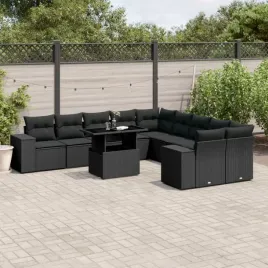 vidaxl-11-cz-zestaw-wypoczynkowy-do-ogrodu-poduszki-czarny-rattan-pe
