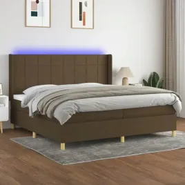 vidaxl-lozko-kontynentalne-z-materacem-brazowe-200x200-cm-tkanina