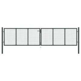 vidaxl-brama-ogrodowa-z-siatki-galwanizowana-stal-400x150-cm-szara