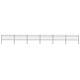 vidaxl-ogrodzenie-z-pretow-z-grotami-stalowe-102-x-08-m-czarne