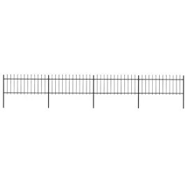 vidaxl-ogrodzenie-z-pretow-z-grotami-stalowe-68-x-08-m-czarne