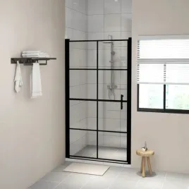 vidaxl-drzwi-prysznicowe-hartowane-szklo-100x178-cm-czarne