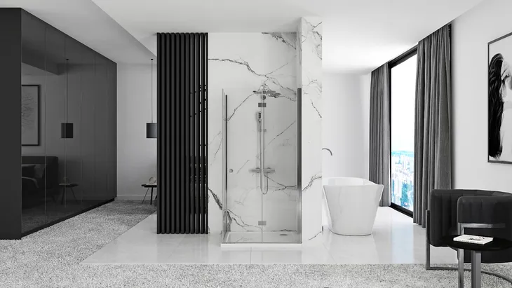 kabina-fold-n2-chrom-80x80-wysokosc-calkowita-190-cm
