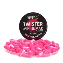 feeder-bait-mini-slimak-twister-wafters-10-7-mm-truskawka-and-ryba-25ml