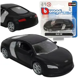 bburago-audi-r8-samochod-metalowy-resorak-autko-1-64-czarny-mat