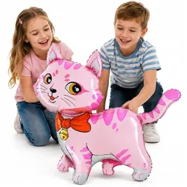balon-foliowy-kot-kotek-z-dzwonkiem-rozowy-90cm-na-hel-impreza-urodziny