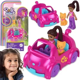 polly-pocket-lalka-z-pojazdem-kotek-samochodzik-autko-figurka-mattel