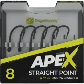 ridgemonkey-ape-x-straight-point-barbed-size-8
