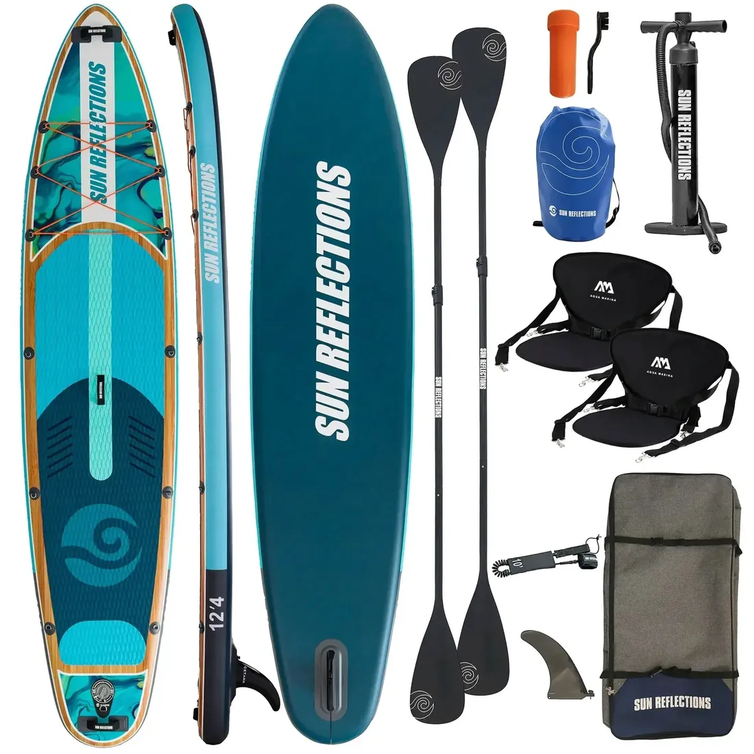 deska-sup-pompowana-sun-reflections-multi-12-4-combo-376-cm-stan-nowy