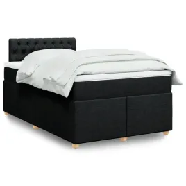 vidaxl-lozko-kontynentalne-z-materacem-czarne-120x190-cm-tkanina