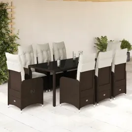 vidaxl-9-cz-zestaw-ogrodowych-mebli-bistro-z-poduszkami-brazowy