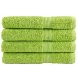 vidaxl-reczniki-premium-solund-4-szt-zielone-100x200-cm-600-g-cm