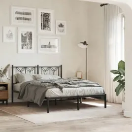 vidaxl-metalowa-rama-lozka-z-wezglowiem-czarna-140x190-cm